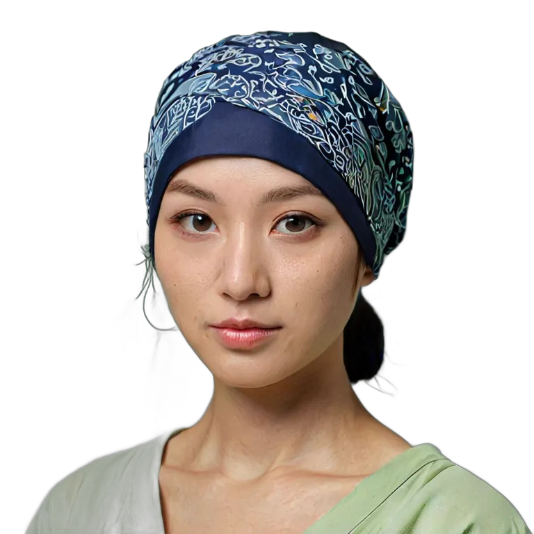 ファッション 帽子 日本の手ぬぐいヘッドラップ 透過 PNG 画像 フリー素材 #31401