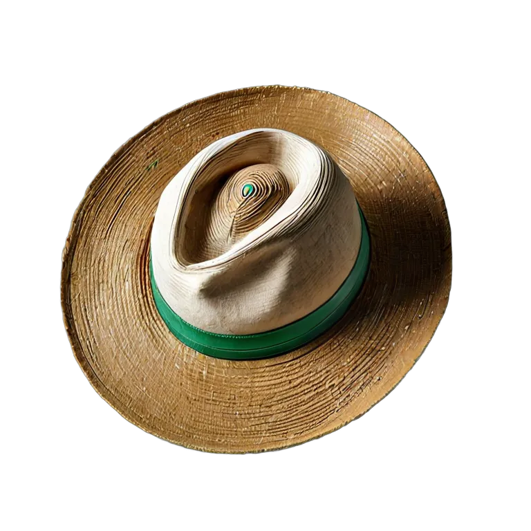 モダンで環境に優しい麻の帽子 透過 PNG 画像 フリー素材 #31429