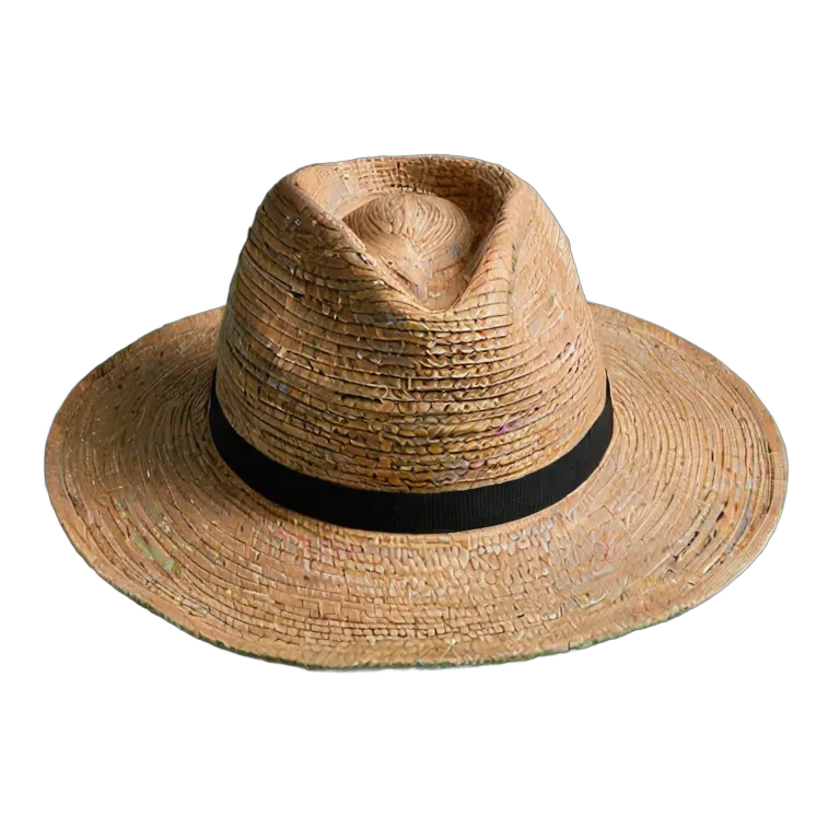 モダンで環境に優しい麻の帽子 透過 PNG 画像 フリー素材 #31430