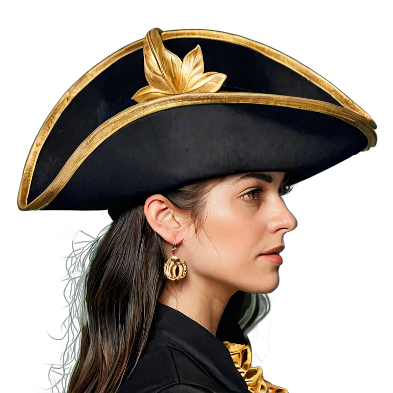 ファッション 帽子 スペインの三角帽子 透過 PNG 画像 フリー素材 #31335