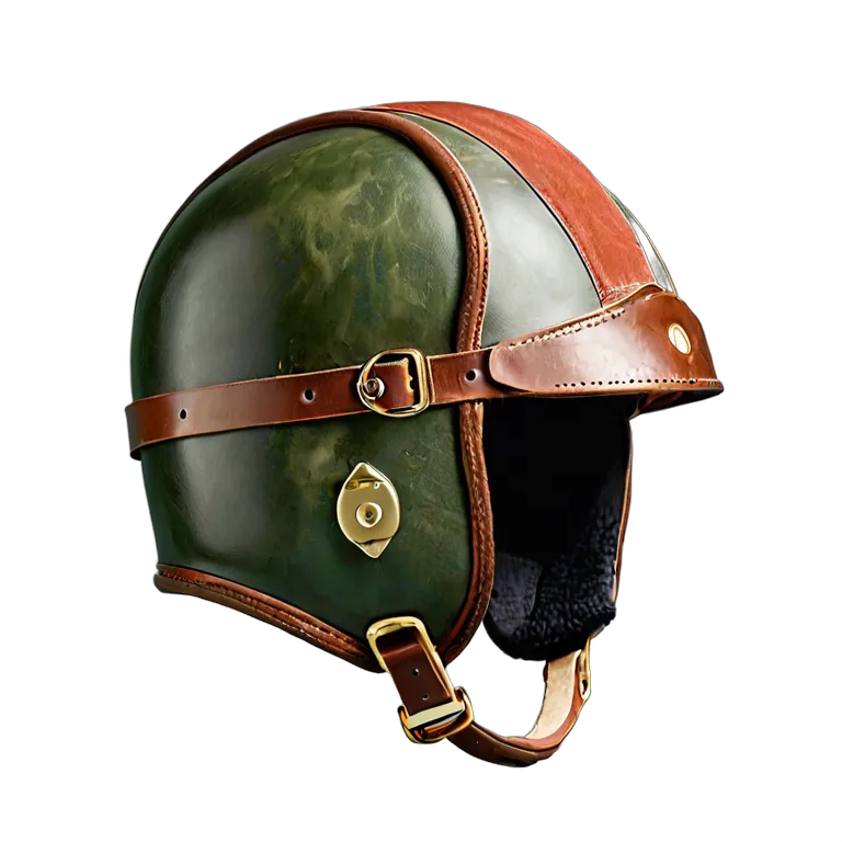 ファッション 帽子 ヴィンテージフライトヘルメット 透過 PNG 画像 フリー素材 #31380