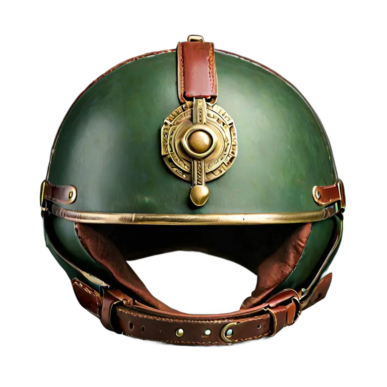 ファッション 帽子 ヴィンテージフライトヘルメット 透過 PNG 画像 フリー素材 #31383