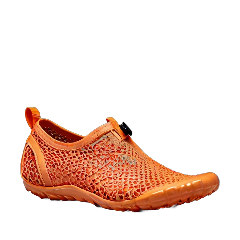 موضة أحذية حذاء أكوا عصري شبكي باللون البرتقالي الزاهي صورة PNG شفافة مجانية #16412