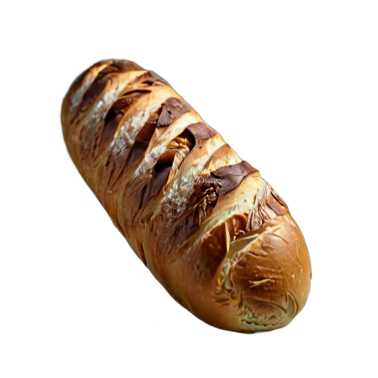 食べ物 パン 耳に深い切り込みのあるバゲット 透過 PNG 画像 フリー素材 #26827