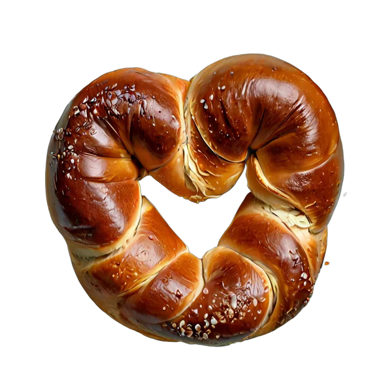 食べ物 パン バイエルンソフトプレッツェル 透過 PNG 画像 フリー素材 #26744