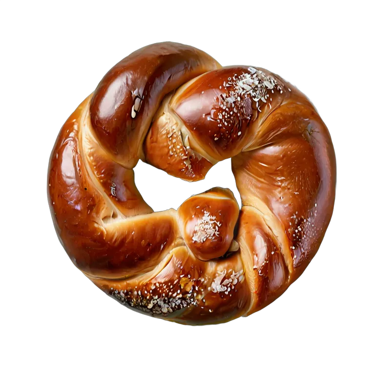 食べ物 パン バイエルンソフトプレッツェル 透過 PNG 画像 フリー素材 #26745