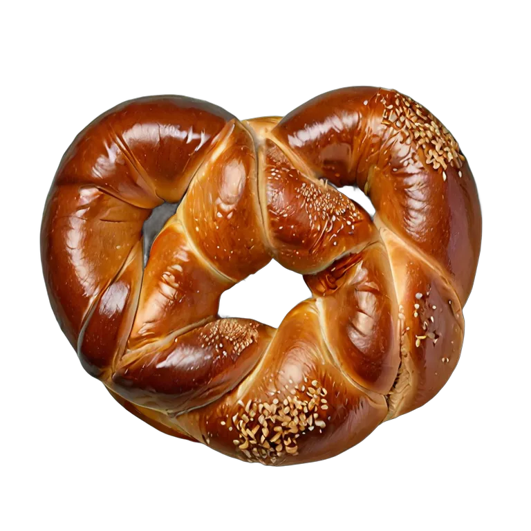 食べ物 パン バイエルンソフトプレッツェル 透過 PNG 画像 フリー素材 #26749