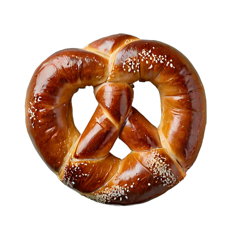 食べ物 パン バイエルンソフトプレッツェル 透過 PNG 画像 フリー素材 #26750