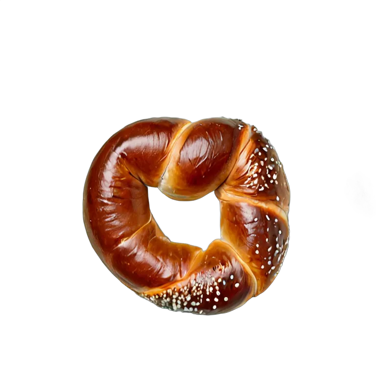 食べ物 パン バイエルンソフトプレッツェル 透過 PNG 画像 フリー素材 #26751