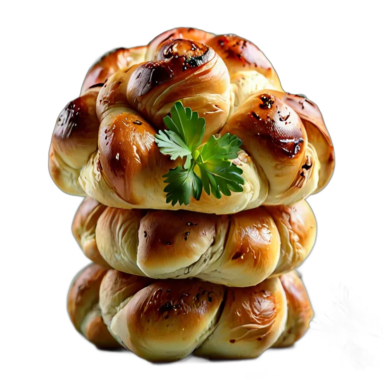 食べ物 パン ニンニク結び目スタック 透過 PNG 画像 フリー素材 #26779