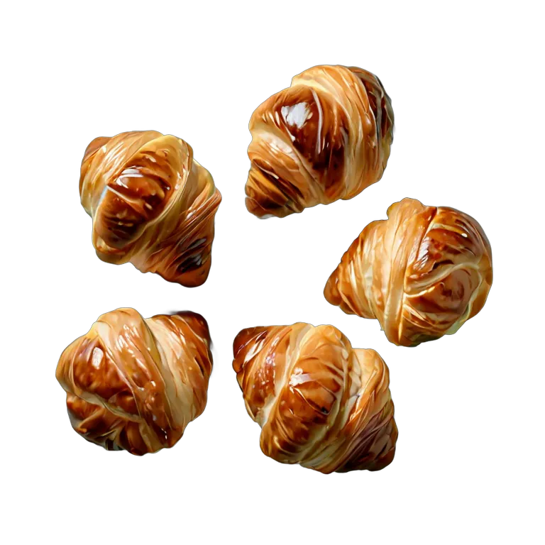 食べ物 パン ミニクロワッサンセット 透過 PNG 画像 フリー素材 #26812