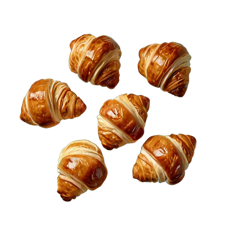 食べ物 パン ミニクロワッサンセット 透過 PNG 画像 フリー素材 #26814