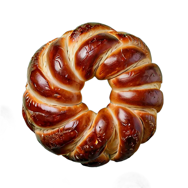 食べ物 パン 伝統的なギリシャのツォレキ 透過 PNG 画像 フリー素材 #26770