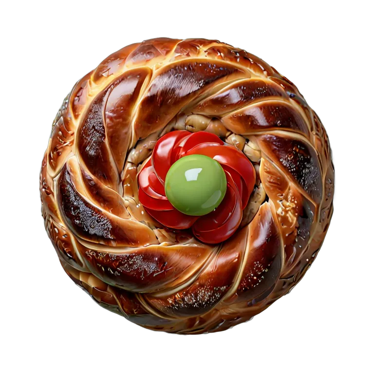 食べ物 パン 伝統的なギリシャのツォレキ 透過 PNG 画像 フリー素材 #26773