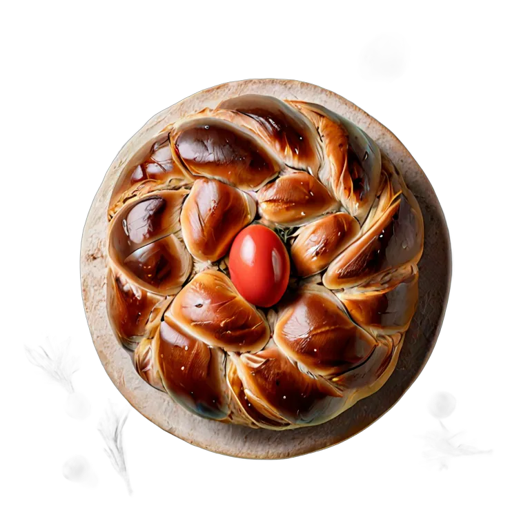 食べ物 パン 伝統的なギリシャのツォレキ 透過 PNG 画像 フリー素材 #26775