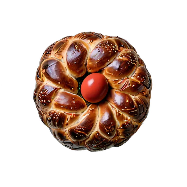 食べ物 パン 伝統的なギリシャのツォレキ 透過 PNG 画像 フリー素材 #26777