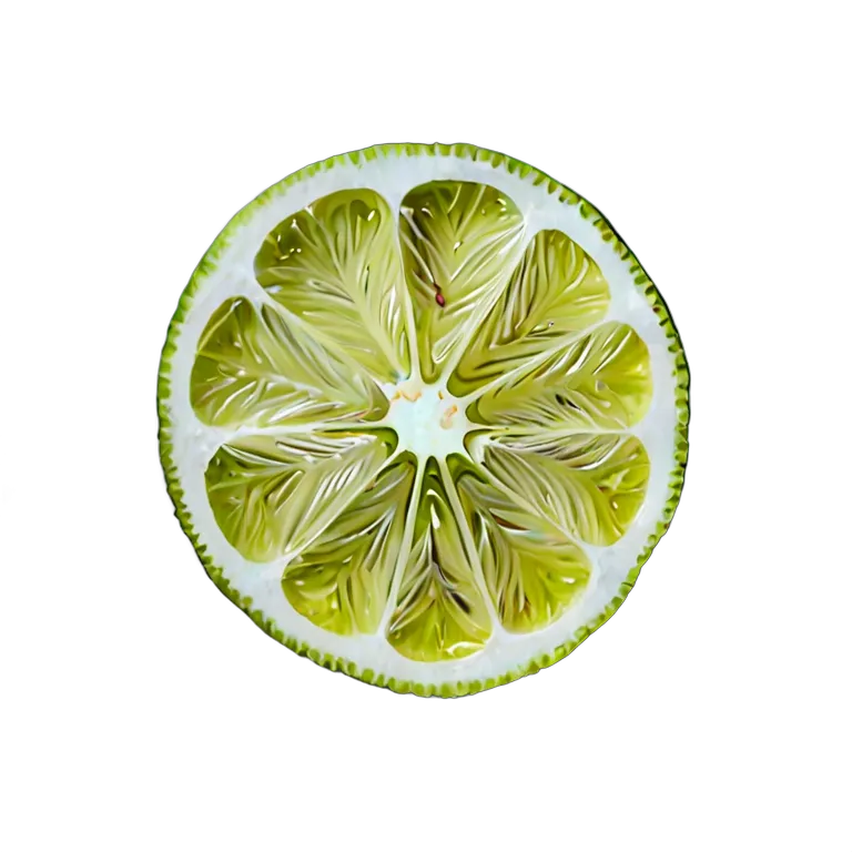 半分に切ったライム 透過 PNG 画像 フリー素材 #34265