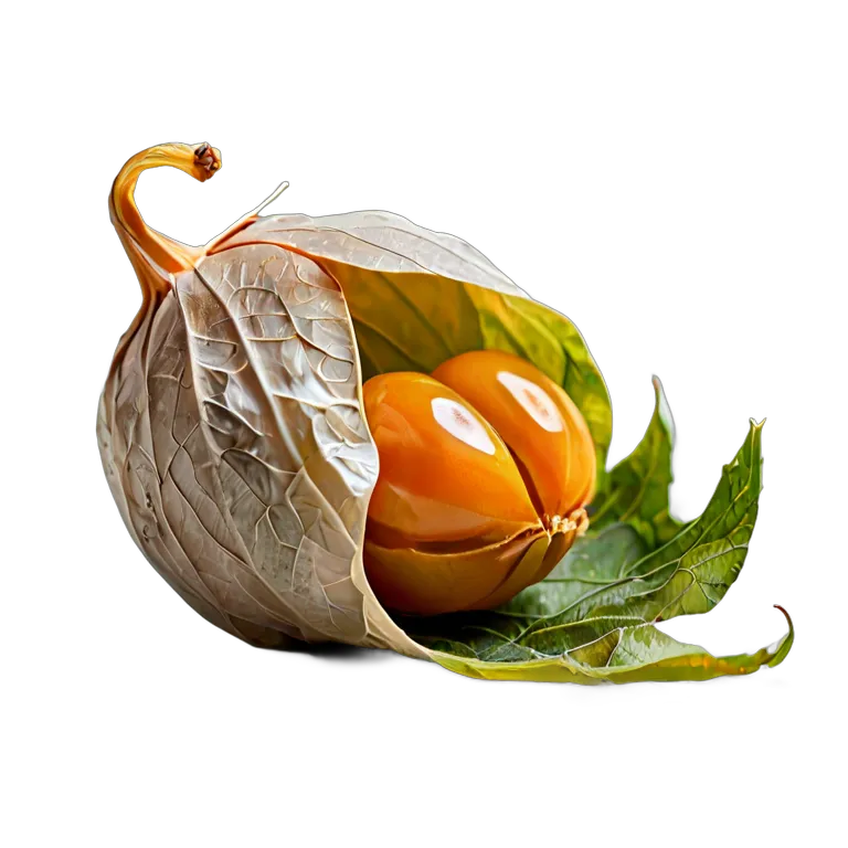 食べ物 果物 丸ごとのホオズキ 透過 PNG 画像 フリー素材 #34199