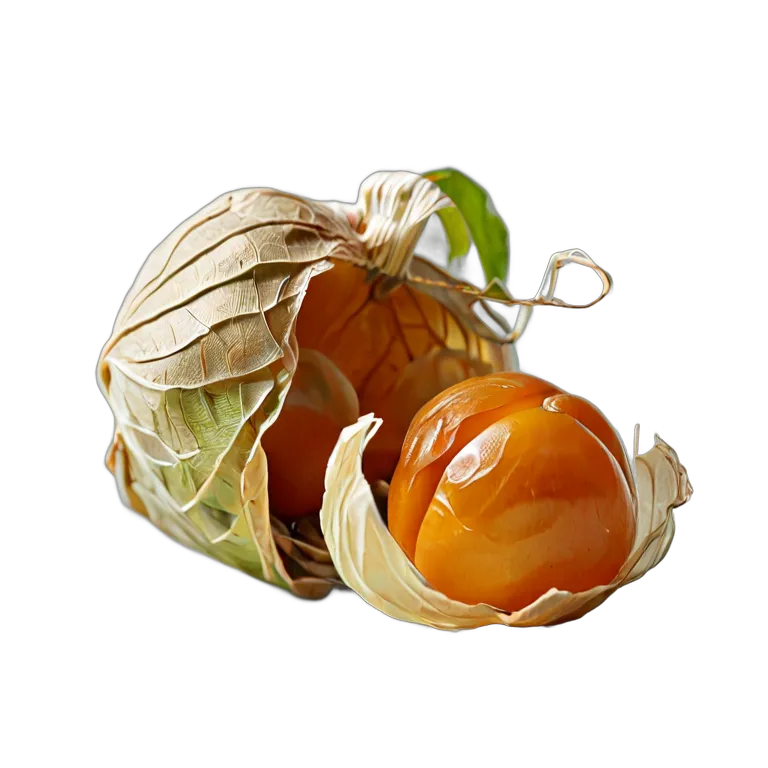 食べ物 果物 丸ごとのホオズキ 透過 PNG 画像 フリー素材 #34201