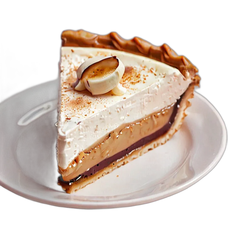 食べ物 お菓子 バノフィーパイスライス 透過 PNG 画像 フリー素材 #6702