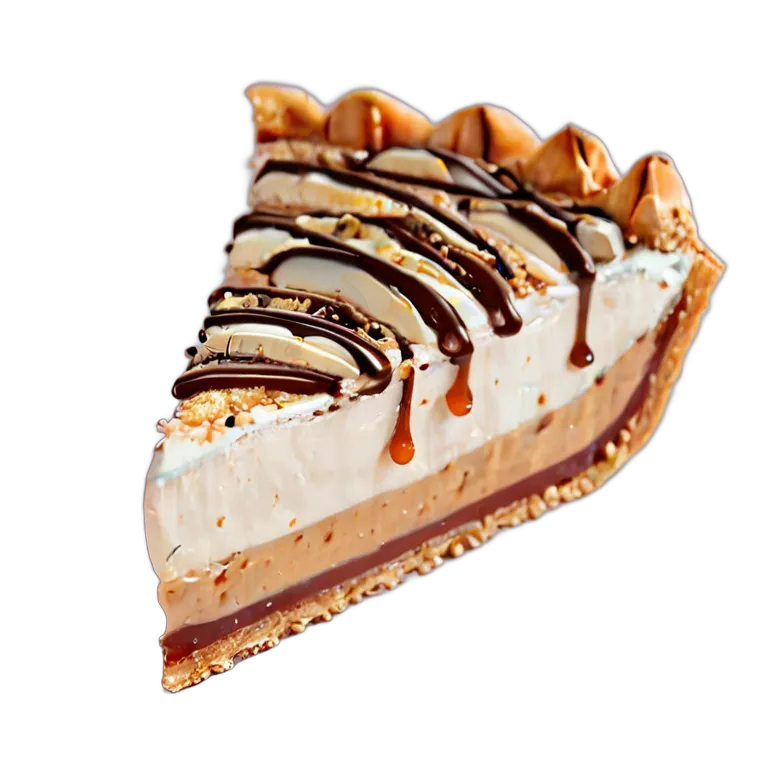 食べ物 お菓子 バノフィーパイスライス 透過 PNG 画像 フリー素材 #6710