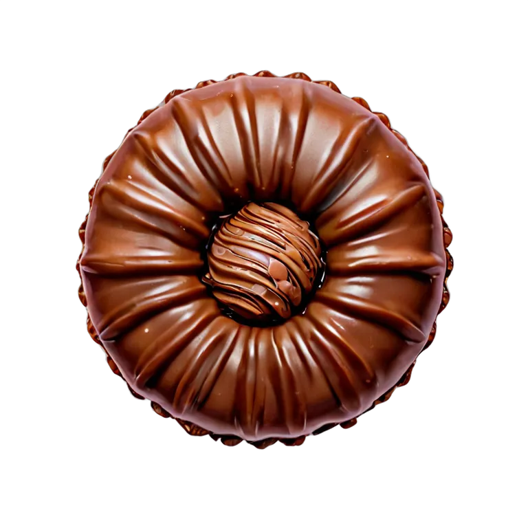 食べ物 お菓子 ベルギープラリネチョコレート 透過 PNG 画像 フリー素材 #6763