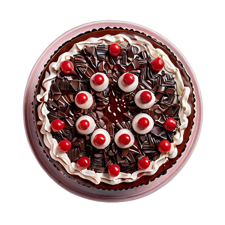 食べ物 お菓子 ブラックフォレストケーキ 透過 PNG 画像 フリー素材 #6725