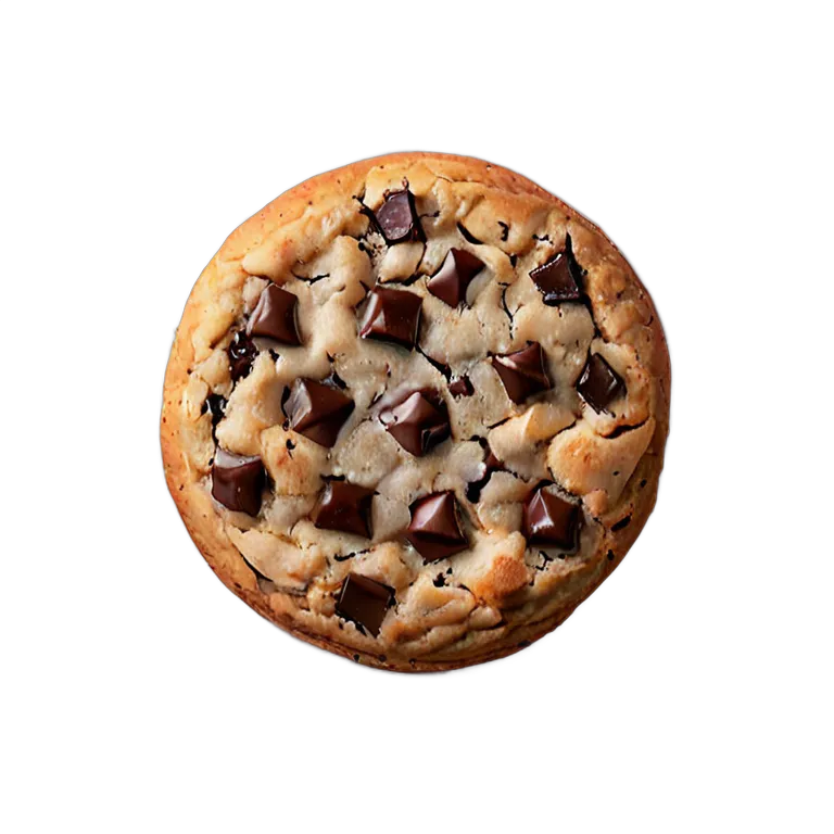 食べ物 お菓子 チョコチップクッキー 透過 PNG 画像 フリー素材 #6666