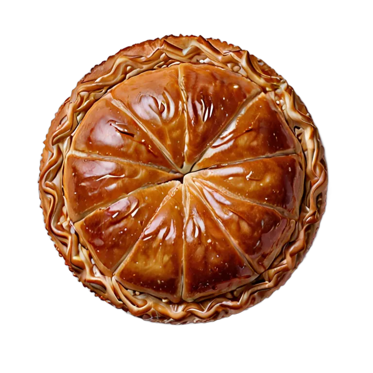 食べ物 お菓子 ガレット・デ・ロワ 透過 PNG 画像 フリー素材 #6735