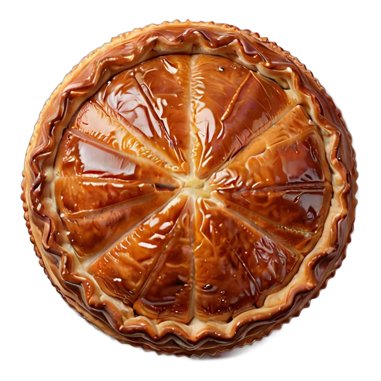 食べ物 お菓子 ガレット・デ・ロワ 透過 PNG 画像 フリー素材 #6736