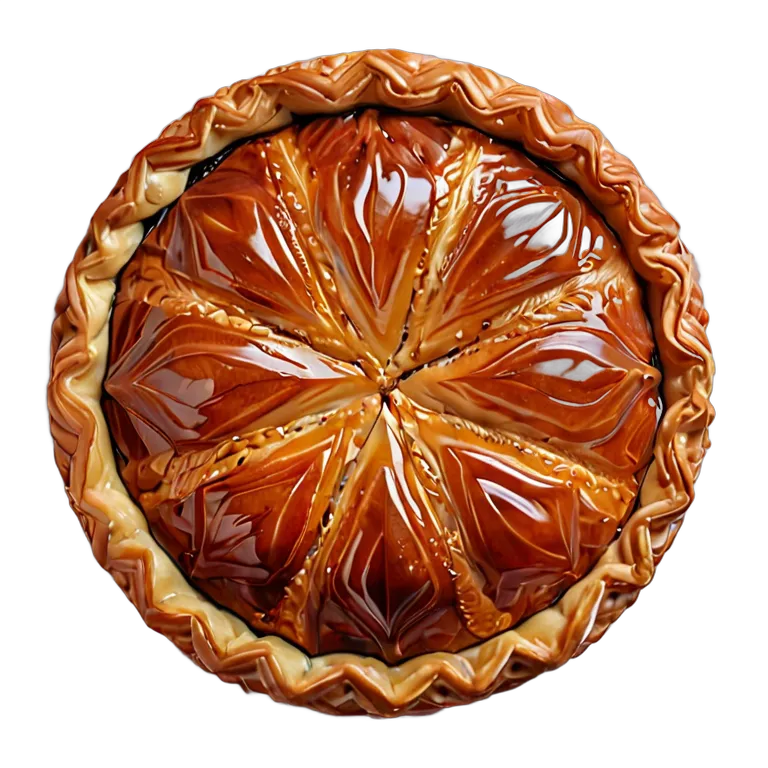 食べ物 お菓子 ガレット・デ・ロワ 透過 PNG 画像 フリー素材 #6737