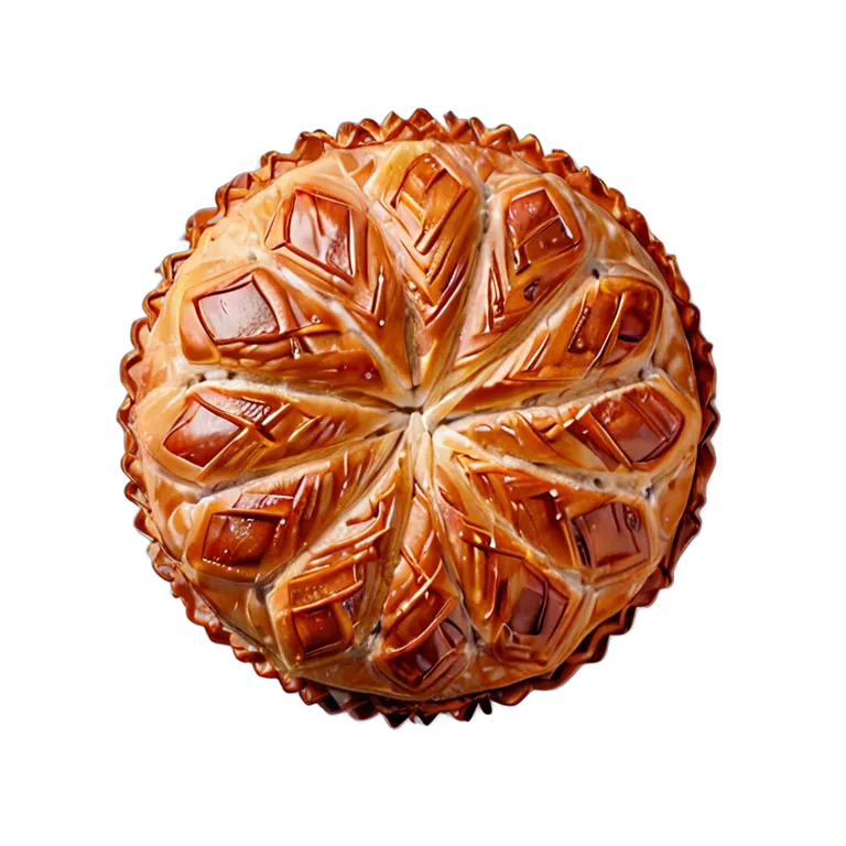 食べ物 お菓子 ガレット・デ・ロワ 透過 PNG 画像 フリー素材 #6738