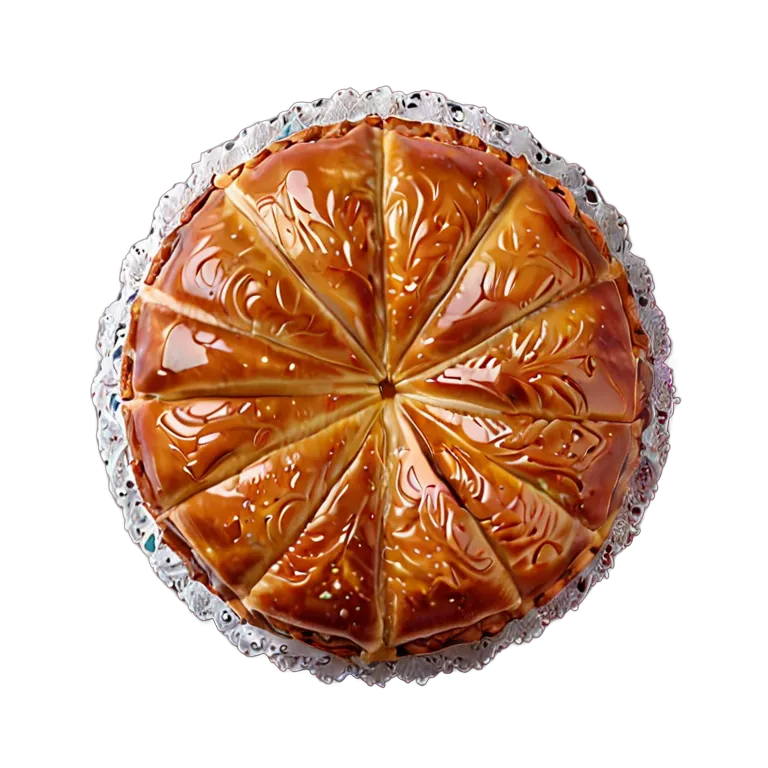 食べ物 お菓子 ガレット・デ・ロワ 透過 PNG 画像 フリー素材 #6739