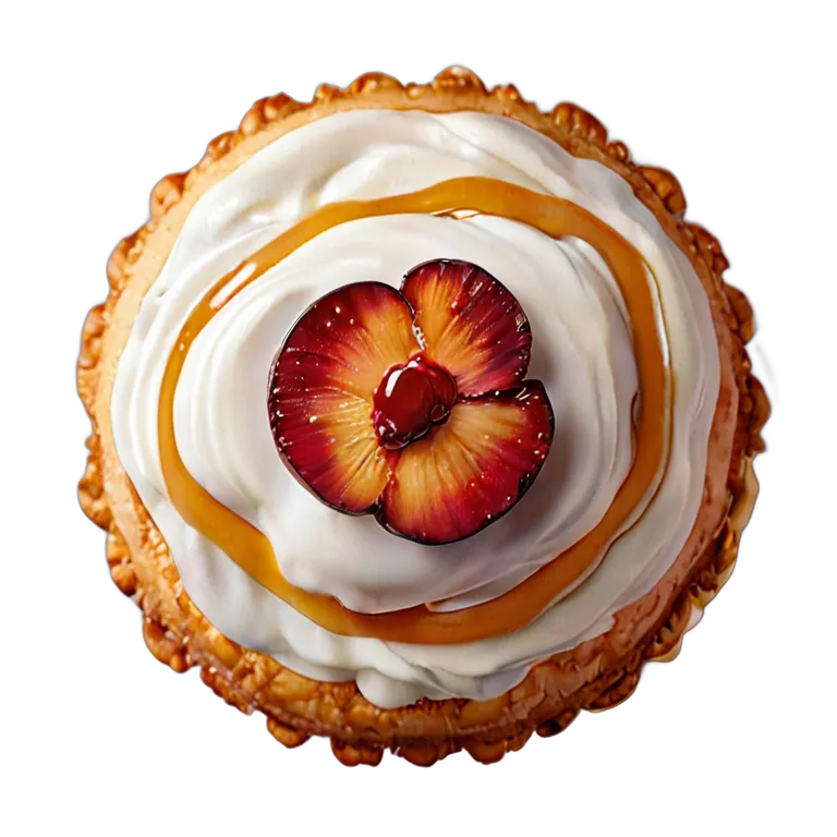 食べ物 お菓子 ピーチメルバ 透過 PNG 画像 フリー素材 #6687