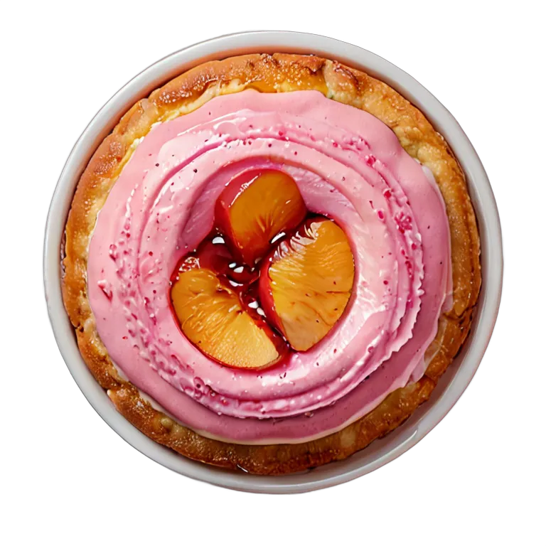 食べ物 お菓子 ピーチメルバ 透過 PNG 画像 フリー素材 #6688