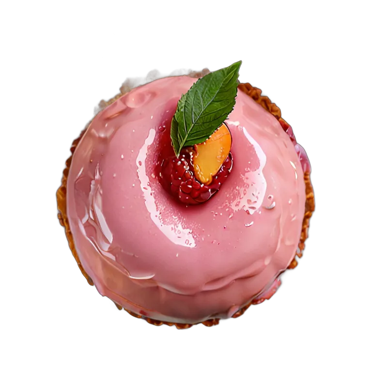 食べ物 お菓子 ピーチメルバ 透過 PNG 画像 フリー素材 #6689