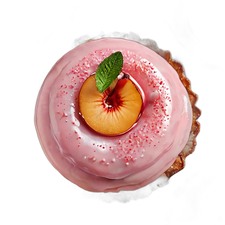 食べ物 お菓子 ピーチメルバ 透過 PNG 画像 フリー素材 #6690