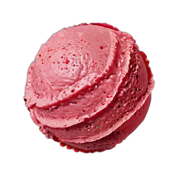 食べ物 お菓子 ラズベリーシャーベット 透過 PNG 画像 フリー素材 #6718