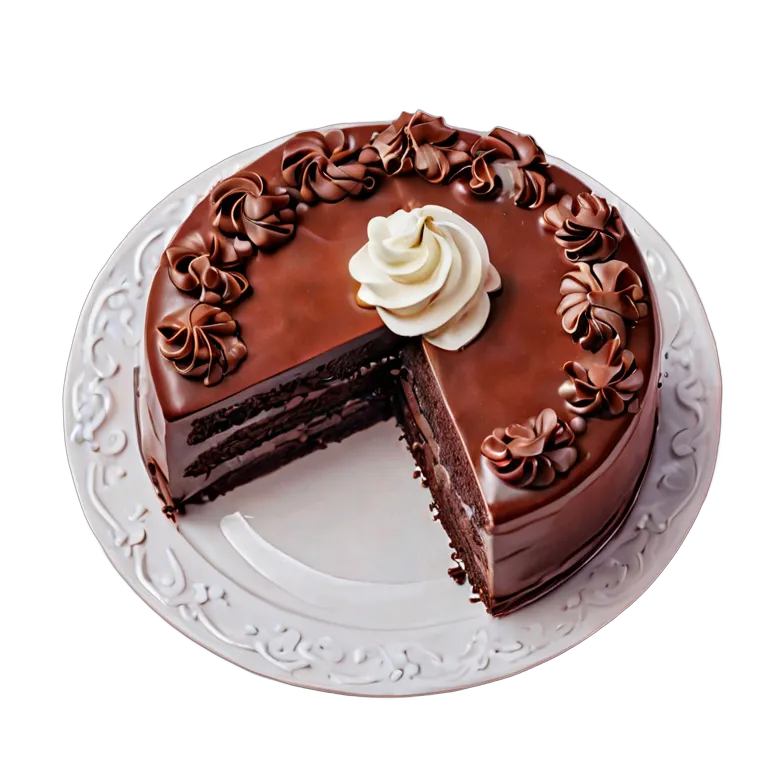 食べ物 お菓子 ザッハトルテ 透過 PNG 画像 フリー素材 #6673