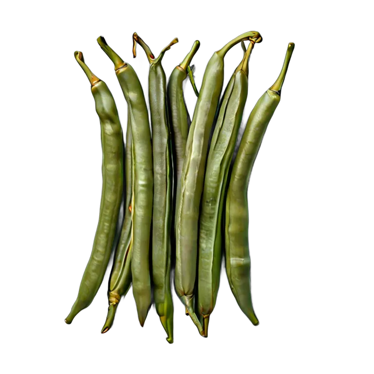 食べ物 野菜 アラブ風グリーンビーンズ 透過 PNG 画像 フリー素材 #32917