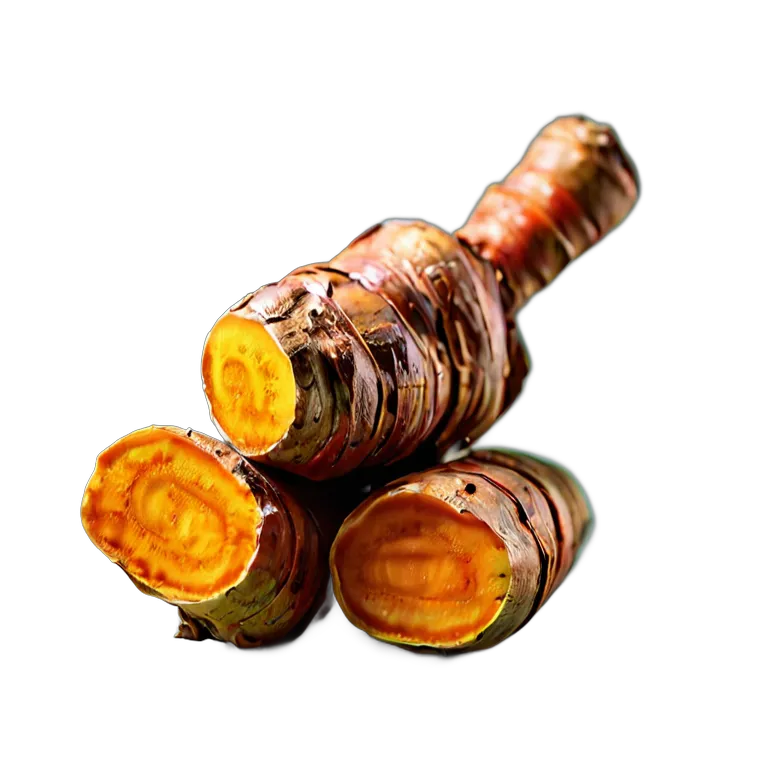 食べ物 野菜 新鮮なターメリックの根 透過 PNG 画像 フリー素材 #32910