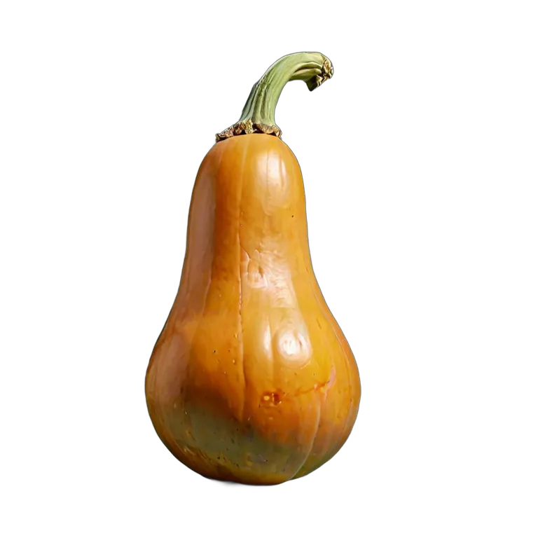 食べ物 野菜 バターナッツスクワッシュ丸ごと 透過 PNG 画像 フリー素材 #32886