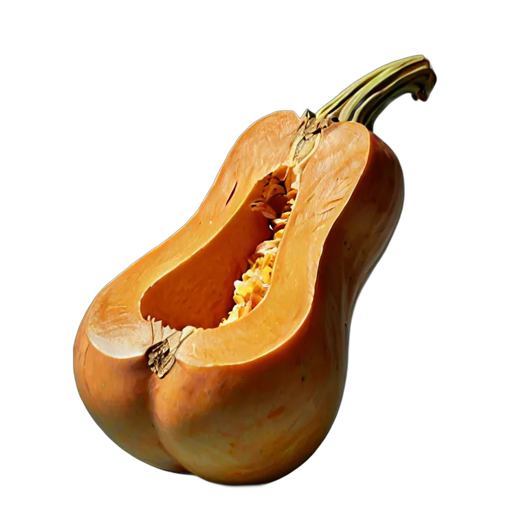 食べ物 野菜 バターナッツスクワッシュ丸ごと 透過 PNG 画像 フリー素材 #32890