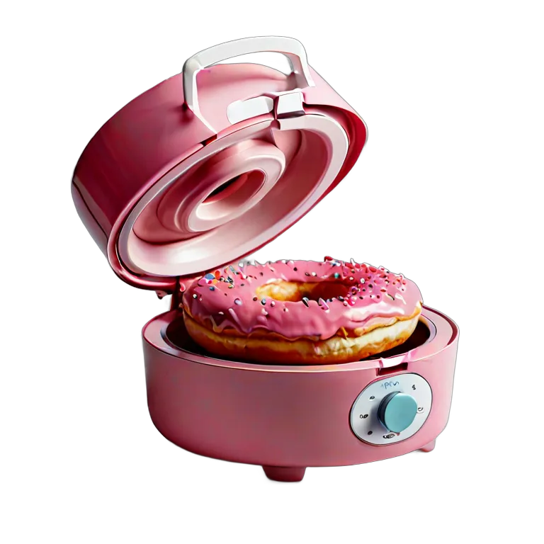 ガジェット キッチン家電 ピンクのドーナツメーカー 透過 PNG 画像 フリー素材 #14148