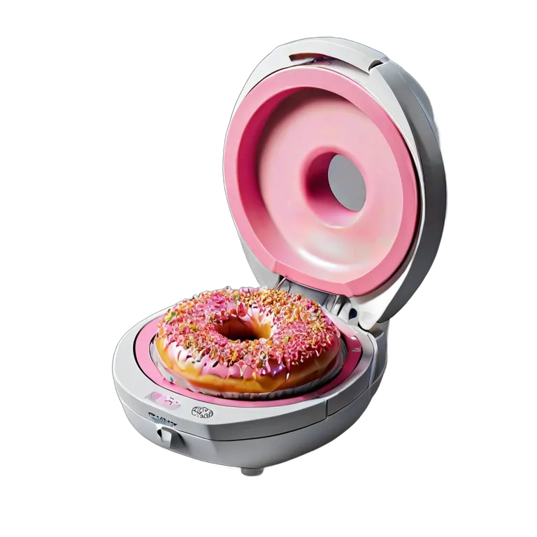 ガジェット キッチン家電 ピンクのドーナツメーカー 透過 PNG 画像 フリー素材 #14149