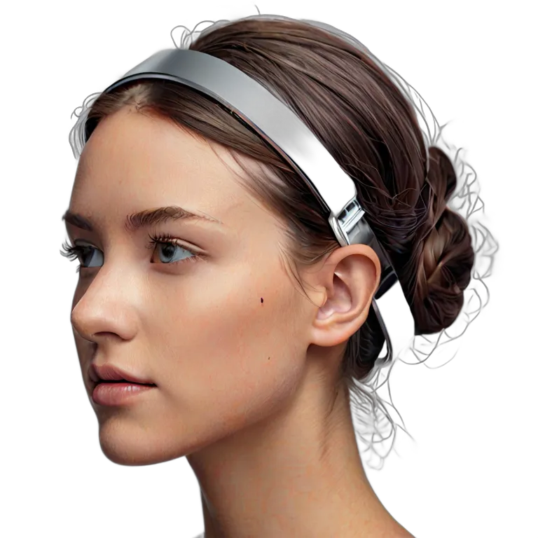 ガジェット コンピューター 未来的なニューラルリンクヘッドバンド 透過 PNG 画像 フリー素材 #14886