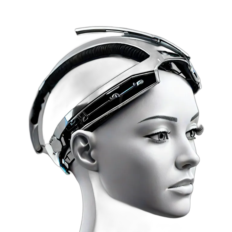 ガジェット コンピューター 未来的なニューラルリンクヘッドバンド 透過 PNG 画像 フリー素材 #14888