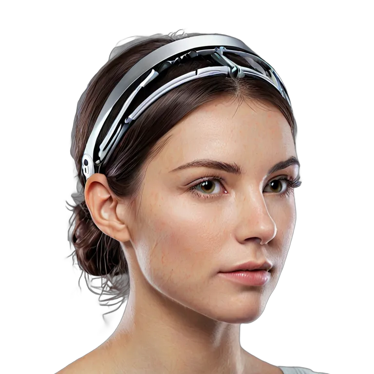 ガジェット コンピューター 未来的なニューラルリンクヘッドバンド 透過 PNG 画像 フリー素材 #14890