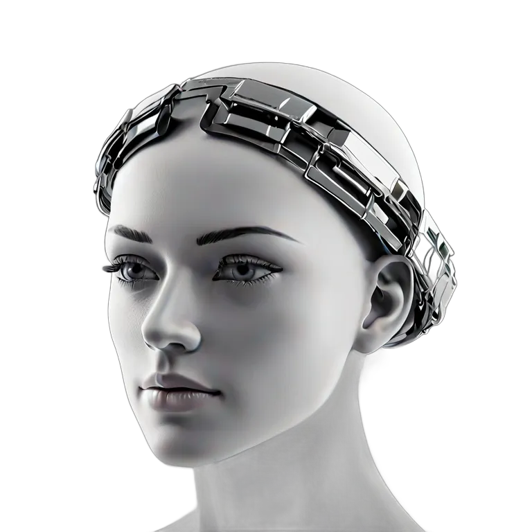 ガジェット コンピューター 未来的なニューラルリンクヘッドバンド 透過 PNG 画像 フリー素材 #14896