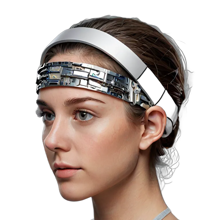 ガジェット コンピューター 未来的なニューラルリンクヘッドバンド 透過 PNG 画像 フリー素材 #14898
